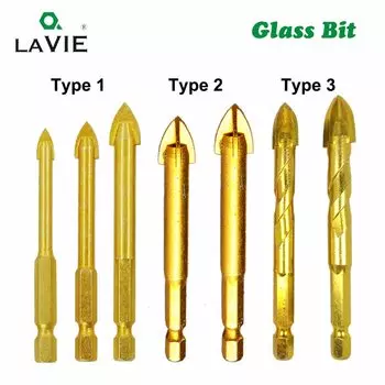 Набор сверл Lavie из титановой керамики 1/4", 3-12 мм