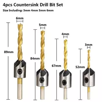 Набор сверл XCAN 3-10 мм для дерева