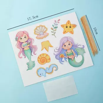 Набор топперов для торта "Океан"