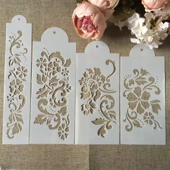 Набор трафаретов TIAMECH Flower Stencils Set