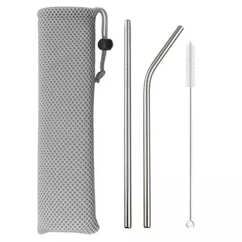 Набор трубочек Snplowum из нержавеющей стали