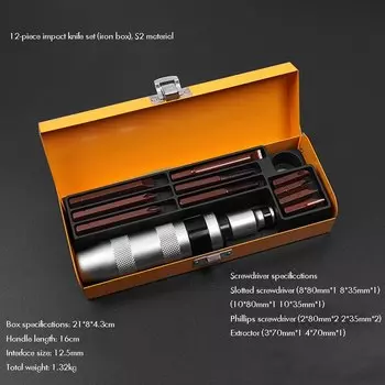 Набор ударных отверток ZJMZYM CR-V