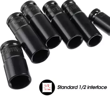 Набор ударных торцевых насадок, универсальные аксессуары для электрического ударного гайковерта, патрон для дрели, ручной инструмент