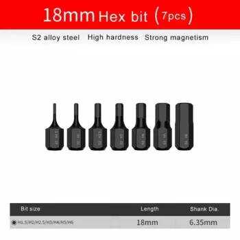 Набор ультракоротких отверток XMSJ 18 мм