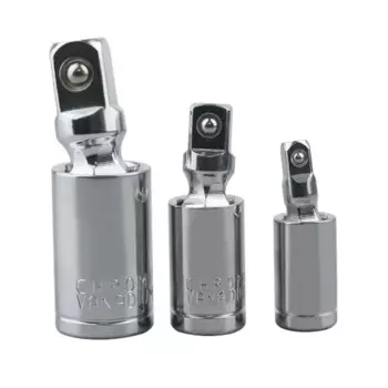 Набор универсальных шарниров 1/4 дюйма, 3/8 дюйма, 1/2 дюйма, вращающаяся на 360 градусов головка, трещотка, угловой удлинитель, адаптер для гнезда, гибкий адаптер, инструменты для гнезда