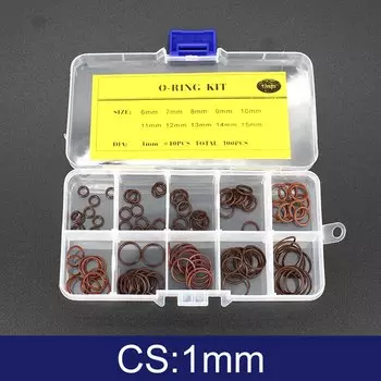 Набор уплотнительных колец FKM YONGXU Thickness 1.5 / 1.9 / 2.4 / 3.1mm