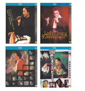Набор видео дисков 1080P Blu-Ray из азии и Китая, комплект видео дисков из Лесли Чун, Китайская классическая поп-музыка, мужской концерт, певец, набор песен, 4 комплекта