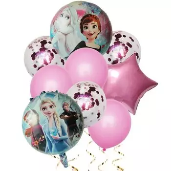 Набор воздушных шаров принцессы Эльзы Disney 9 шт.