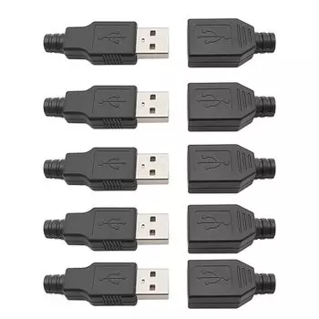 Наборы для пайки разъёмов USB Type A