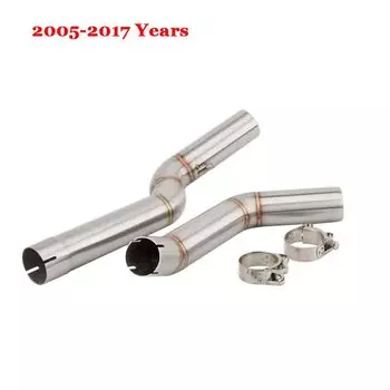 Надевается для Honda CBR600RR F5 2003-2017, выхлопные системы мотоцикла, трубка побега, соединение трубы из нержавеющей стали, глушитель 51 мм
