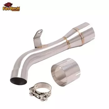 Надевается для Kawasaki Ninja 1000SX Z1000SX 2020-2023, выхлопная труба мотоцикла, модифицированная труба среднего звена, оригинальный глушитель