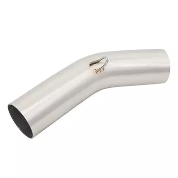 Надевается для Kawasaki ZX6R ZX636 2009-2021, выхлопной контакт мотоцикла, средний адаптер, оригинальный катализатор, глушитель 50,5 мм, труба