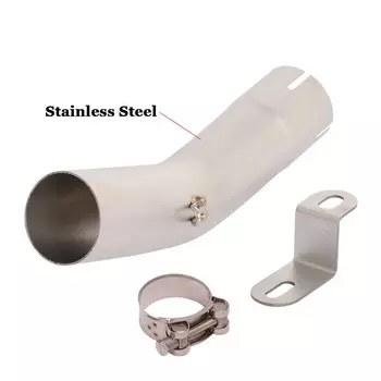 Надевается для VOGE VOGE 300DS 300 DS 2020-2022051, выхлопная система мотоцикла, соединительная труба среднего звена, трубка глушителя 51 мм