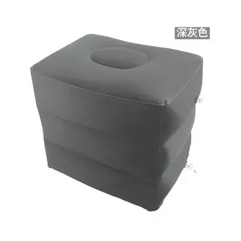 3-слойная надувная подушка, дорожная подставка для ног, подушки для самолета, поезда, автомобильная подушка для отдыха, сумка для хранения и пылезащитный чехол, надувная подушка