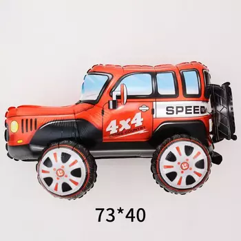 Надувные шары Jeep, синие и красные, 1 шт.