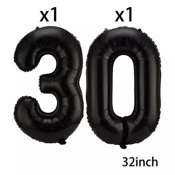 Надувные шары Rip to My 20s черные AADECORZZ