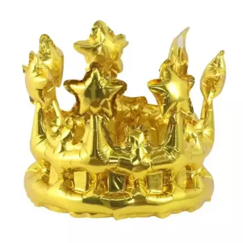 Надувные шары с золотой короной MOONBIFFY