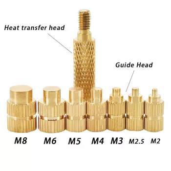 Нагревательные латунные гайки LDQUO ERICS M2 M2.5 M3 M4 M5 M6 M8
