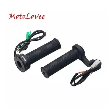 Нагревательные ручки для мотокросса, 12 В 22 мм, регулируемая резиновая заслонка для Руля Мотоцикла, квадроцикла