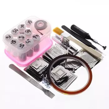 Нагревательные шаблоны для пайки BGA Chuilian 459PCS