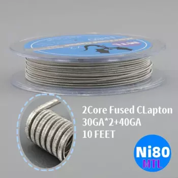 Нагревательный элемент, катушка, проволочная система, 3 матрицы, 1/2/3, плавленые провода сопротивления, Clapton внутри, 10/15FEET, аксессуары для ремонта рулона катушки
