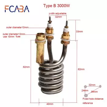 Нагревательный элемент FCABA 220В 3000Вт