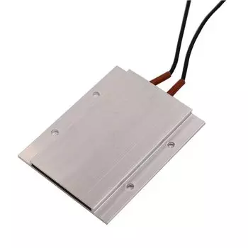 Нагревательный элемент, 77x62x6 мм, 2 шт./лот, 220 В, термостат, алюминиевый корпус, керамический нагреватель, нагревательная пластина