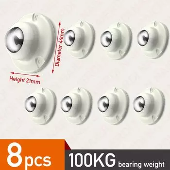 NAIERDI Мебельные ролики 360° 100 кг