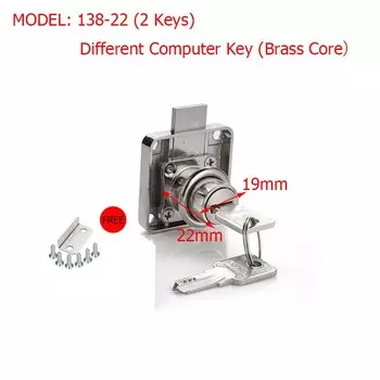 NAIERDI Замок для ящика NED DRAWER LOCK