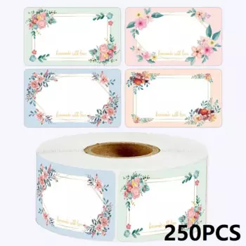 Наименованные наклейки подсолнухи 100 шт.