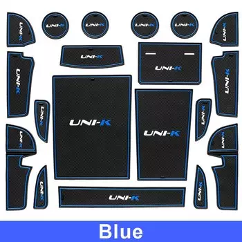 Накладка на дверной слот, автомобильный Стайлинг, нескользящие коврики для чашек с водой, подставка для внутреннего декора, защитные аксессуары для Changan Uni-k Unik 2024