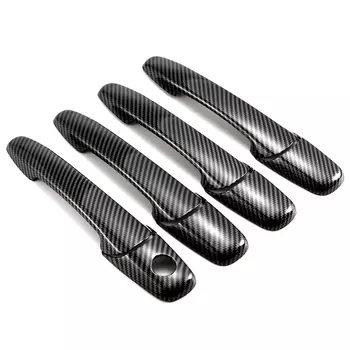 Накладка на дверную ручку автомобиля, левая, правая, передняя, задняя дверные ручки для Mazda 3, 5, 6, 2003-2008, RX8, Mustang, Fusion, автомобильные Сменные аксессуары