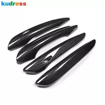 Накладка на дверную ручку для Mazda CX30 CX-30 2020 2021 2022 2023 2024, боковые ручки из углеродного волокна, накладка на крышку, аксессуары