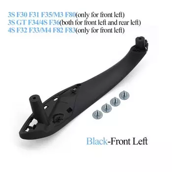 Накладка на дверную ручку салона автомобиля для BMW 3 4 серии F30 F80 F31 F32 F33 F34 F35 F36 318i 320i 328i 330i 335i 2013-2018