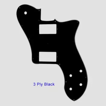 Накладка на гитару Fei Man под заказ, накладка на гитару US Fender '72 Tele PAF, накладка на гитару с защитой от царапин, без контрольного отверстия, отверстие для громкости