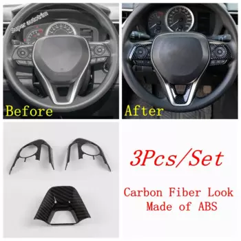 Накладка на кнопку рулевого колеса автомобиля подходит для Toyota RAV4 XA50/Corolla E210/Corolla Cross 2019-2025 аксессуары для интерьера