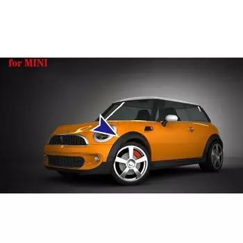 Накладка на колесную арку, верхнее крыло для BMW Mini Cooper R50 2002-2008, резиновые детали крыла, внешние аксессуары guardabarros