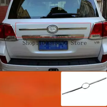 Накладка на крышку багажника для Toyota Land Cruiser 200 LC200 FJ200 2008-2018, хромированная задняя фотолента, автомобильные аксессуары