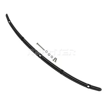 Накладка на лобовое стекло мотоцикла с ЧПУ, черный/хромированный алюминий для Harley Touring Electra Street Glide Ultra Limited 2014-2022