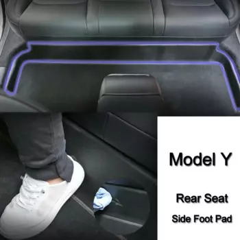Накладка на ножку заднего сиденья Tesla Model Y, боковые накладки для защиты от ударов, защитный чехол из ТПЭ