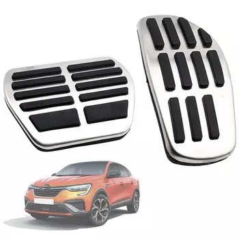 Накладка на педаль автомобиля для Рено Аркана, 2019, 2020, 2011, Резиновая, нескользящая