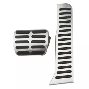 Накладка на педаль автомобиля из нержавеющей стали KIQI, сменные педали для Volkswagen VW Passat B6, B7, CC, R36, R-line, для Skoda, автозапчасти