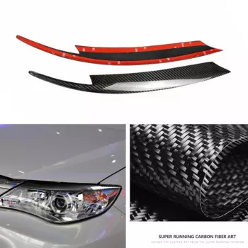Накладка на переднюю фару из углеродного волокна для Subaru Impreza WRX 10 2008 2009 2010 2011