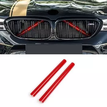 Накладка на переднюю решетку автомобиля, полоски для BMW X3 G01 F25 X4 G02 F26 X5 G05 2011-2018 2019 2020 2021 2022, аксессуары для украшения