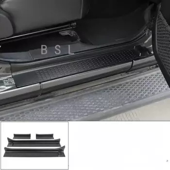 Накладка на порог двери автомобиля для Jeep Wrangler JL 2018-2023 ABS, Накладка на порог двери для Jeep Gladiator JT