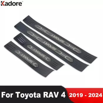 Накладка на порог из нержавеющей стали для Toyota RAV4 RAV 4 2019-2021 2022 2023 2024