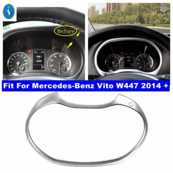 Накладка на рамку приборной панели приборной панели, подходит для Mercedes-Benz Vito W447 2014-2021 автомобильные матовые аксессуары для интерьера