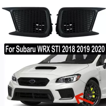Накладка на решетку переднего бампера автомобиля для Subaru WRX STI 2018 2019 2020, накладка на решетку переднего гриля с Сотами 57731VA400 57731VA410