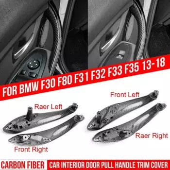 Накладка на внутреннюю ручку двери автомобильные аксессуары для BMW F30 F80 F31 F32 F33 2013-2018 углеродный черный
