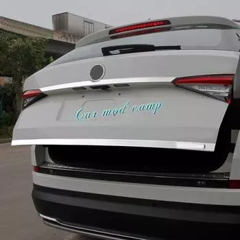 Накладка на задние створки багажника из нержавеющей стали для Skoda Kodiaq 2017 2018 2019, 2 шт., аксессуары для стайлинга автомобиля!